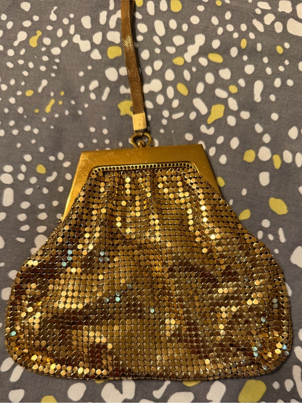 Gold Frame Evening Clutch by Whiting & Davis - Gold